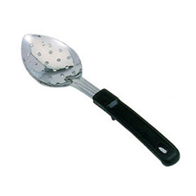 Omcan 80730 11" Stainless Steel Perforated Basting Spoon with Stop-Hook Handle