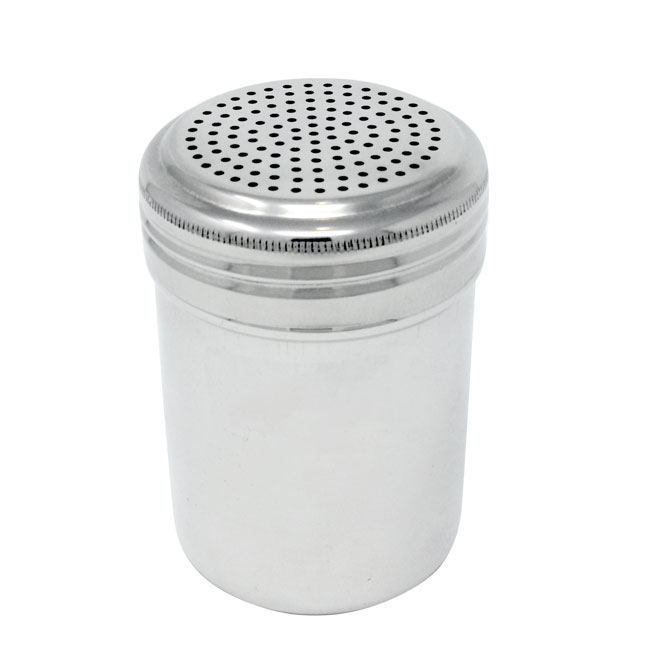 Omcan 80743 Stainless Steel Handle-Free Cheese Shaker, Dredge for Smallware Tabletops