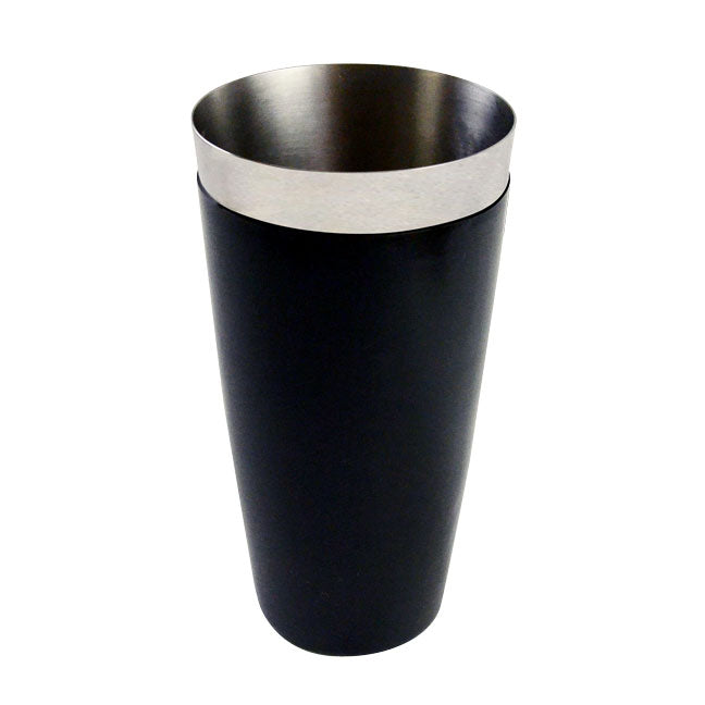 Omcan 80832 Bar Shaker, 28 Oz, Shaker-Only, Stainless Steel with Black PVC Exterior