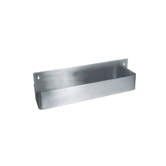Omcan 80864 Bar Speed Rail - Single 42" Stainless Steel Bar Rail with Keyhole Mounting