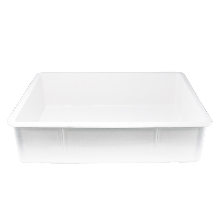 Omcan 80890 Pizza Dough Proofing Box, 26" x 18" x 6", Stackable, Boxes for Restaurant Storage