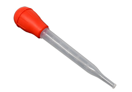 Omcan 80950 1 1/2 Oz Plastic Baster With Red Bulb, 11" Length x 2" Width, Kitchen Hand Tool