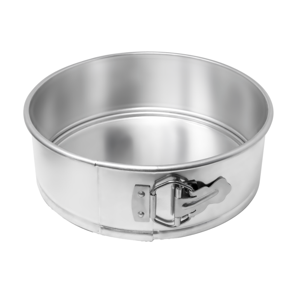 Omcan 81106 Springform Cake Pan - 9" Diameter x 3" Deep Round Aluminum, Uncoated, 7"-9"