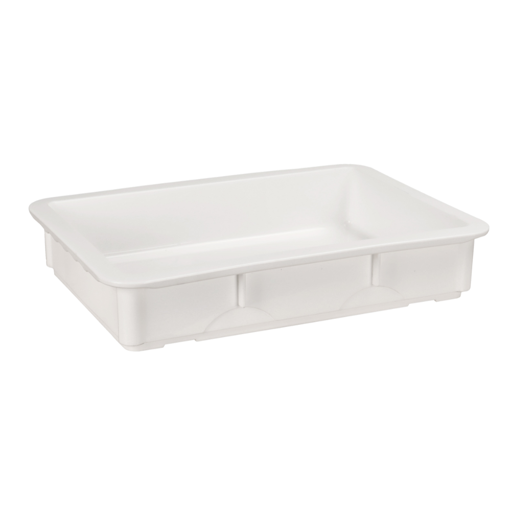 Omcan 81153 Stackable Pizza Dough Proofing Box Cover, Fits Model 81152, Clear Polypropylene Lid | 18.1" Wide
