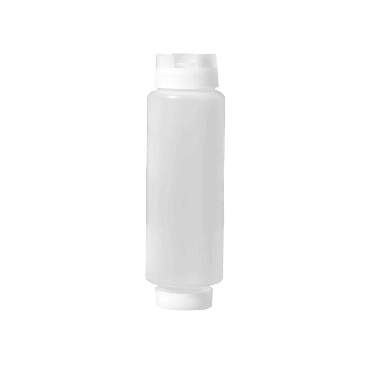 Omcan 81162 Squeeze Bottle - 20 oz Dual-Way, Wide-Mouth 69mm, PP/PE/Silicone, Tip, NSF | 2.71" Wide
