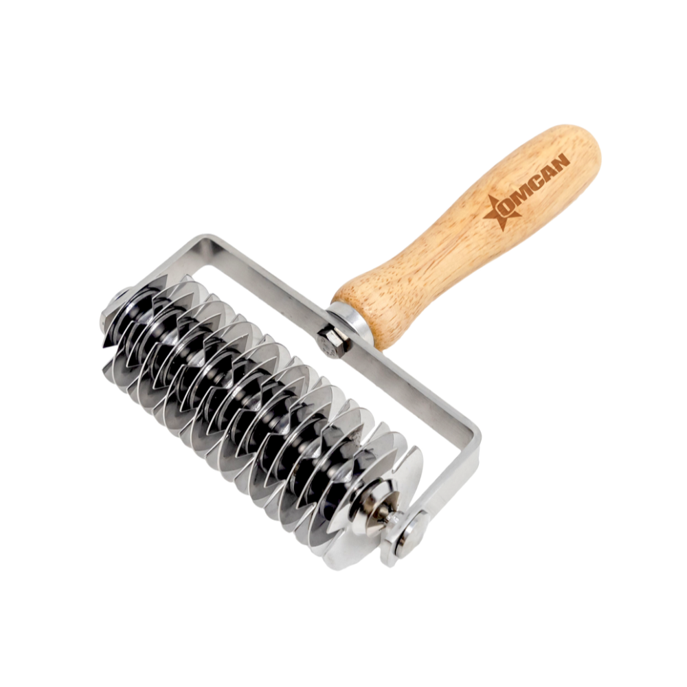 Omcan 81191 Lattice Dough Cutter, 5.25" x 8" x 2" Stainless Steel, Professional Pastry Tool