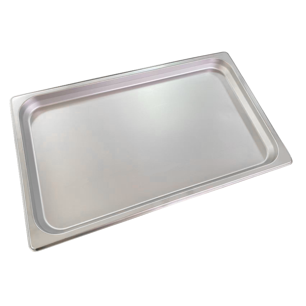 Omcan 81285 GN 1/1 Steel Steam Table Pan, 20-3/4" x 12-3/4" x 1-1/4" Deep, NSF