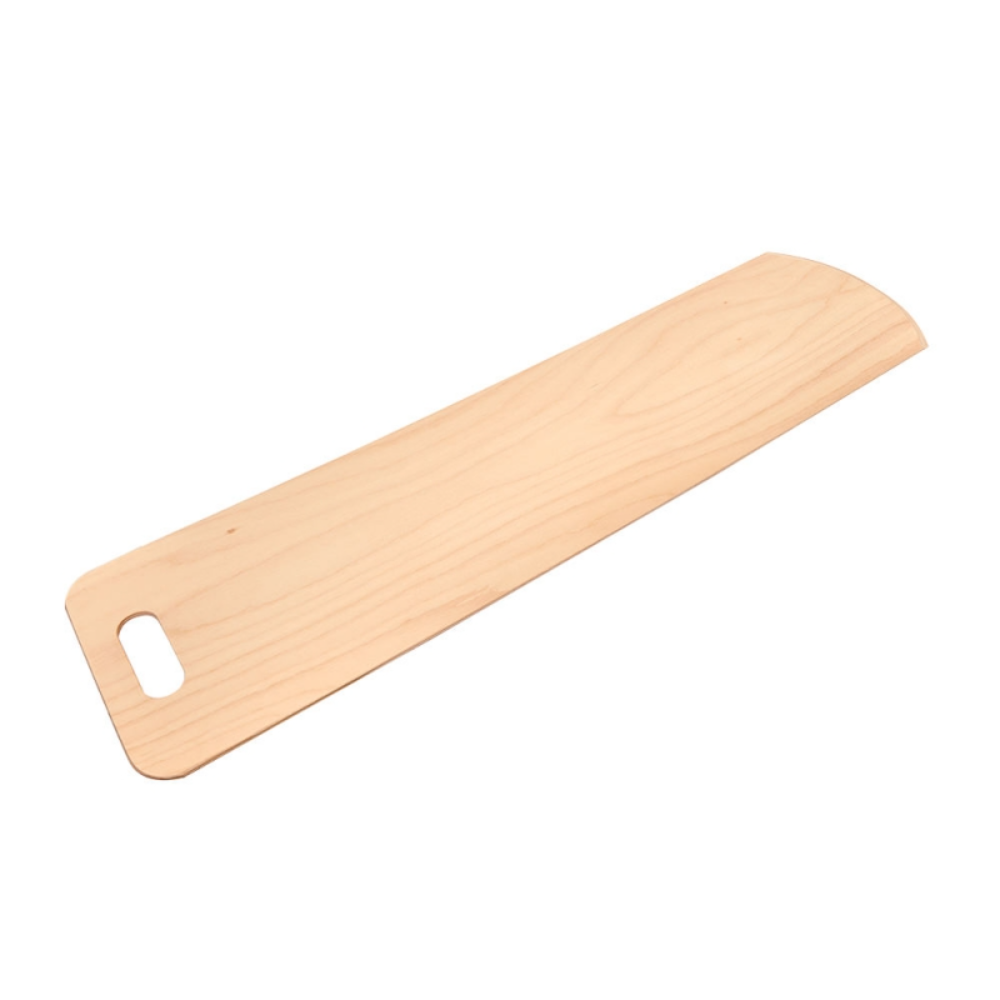 Omcan 81287 Linea Dori Beech Wood Cutting Board, Rectangular 31-1/2" x 12" with Handle, 1" Thick