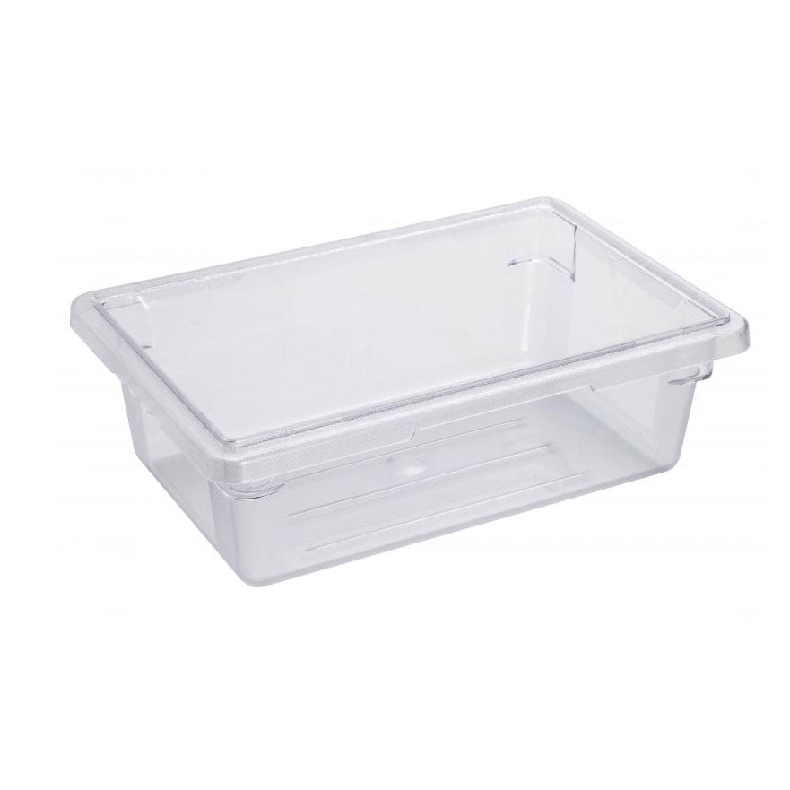 Omcan 85116 Food Storage Container - 12" x 18" x 6" Clear Polycarbonate, Stackable, NSF