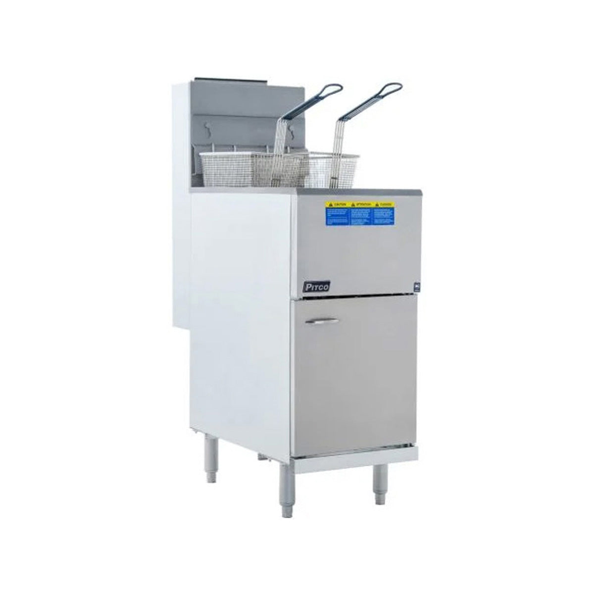 Pitco 40D 40-lb Commercial Gas Fryer — Thermostatic Controls