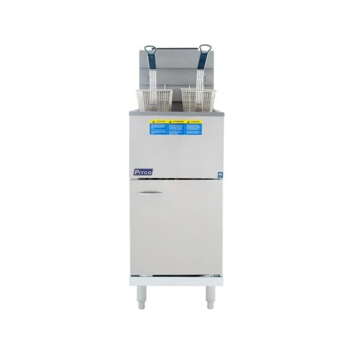 Pitco 40D 40-lb Commercial Gas Fryer — Thermostatic Controls