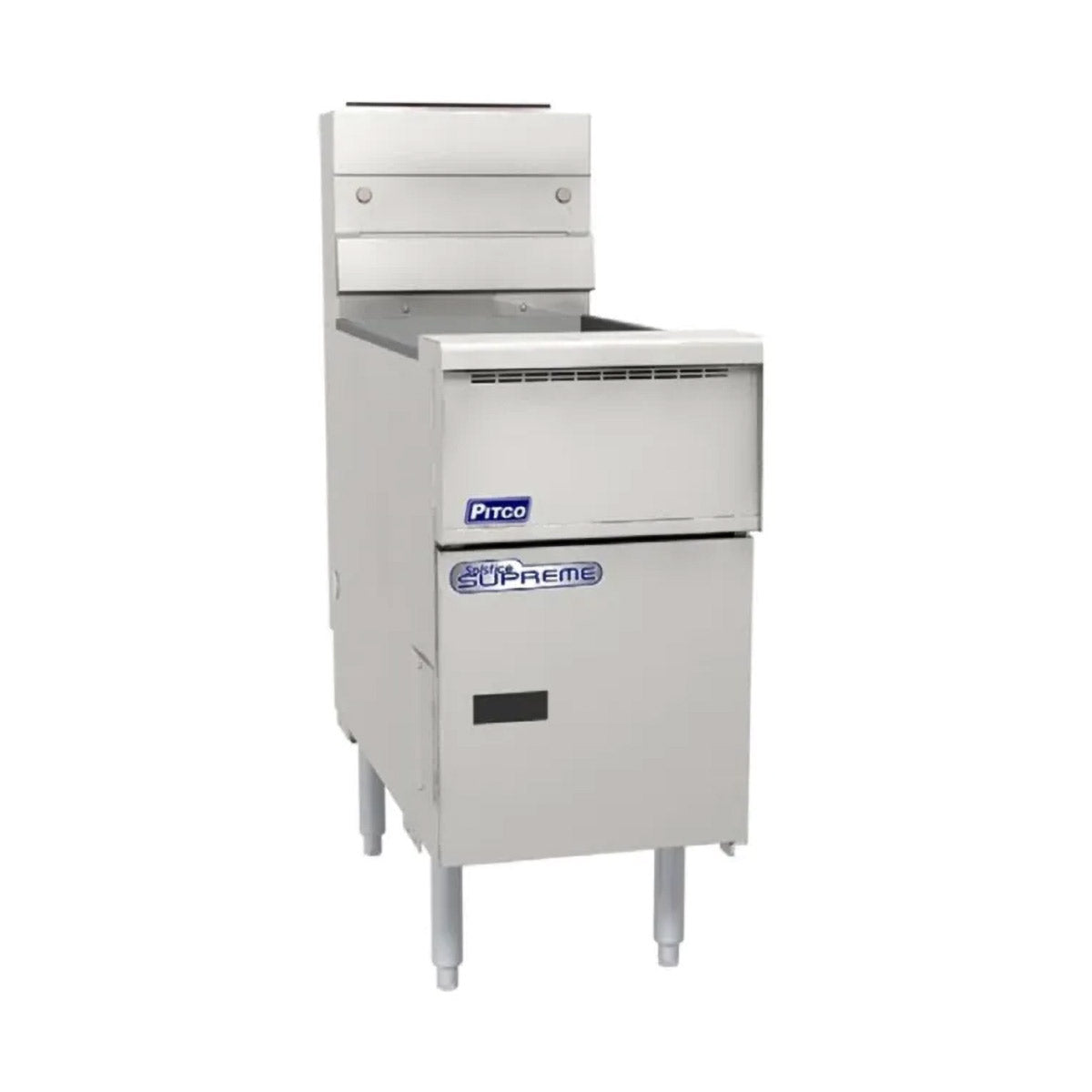Pitco SSH55R-3FD 150-lb Commercial Gas Fryer β 3 Fry Pots, Solid State Controls