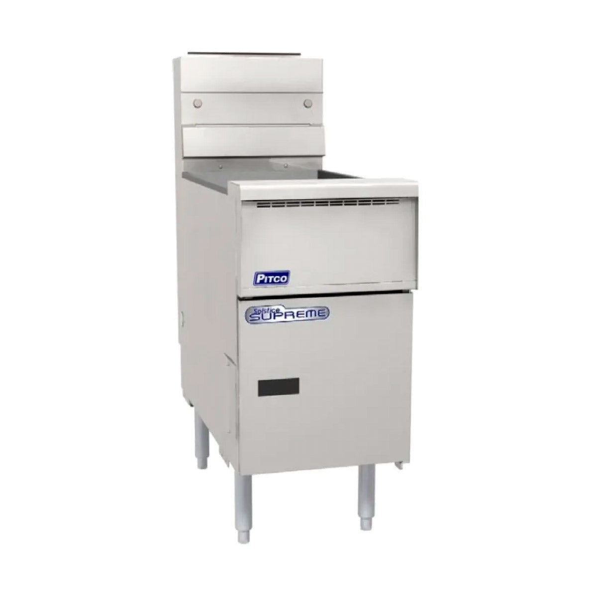 Pitco SSH55R-5FD 250-lb Commercial Gas Fryer β 5 Fry Pots, Solid State Controls