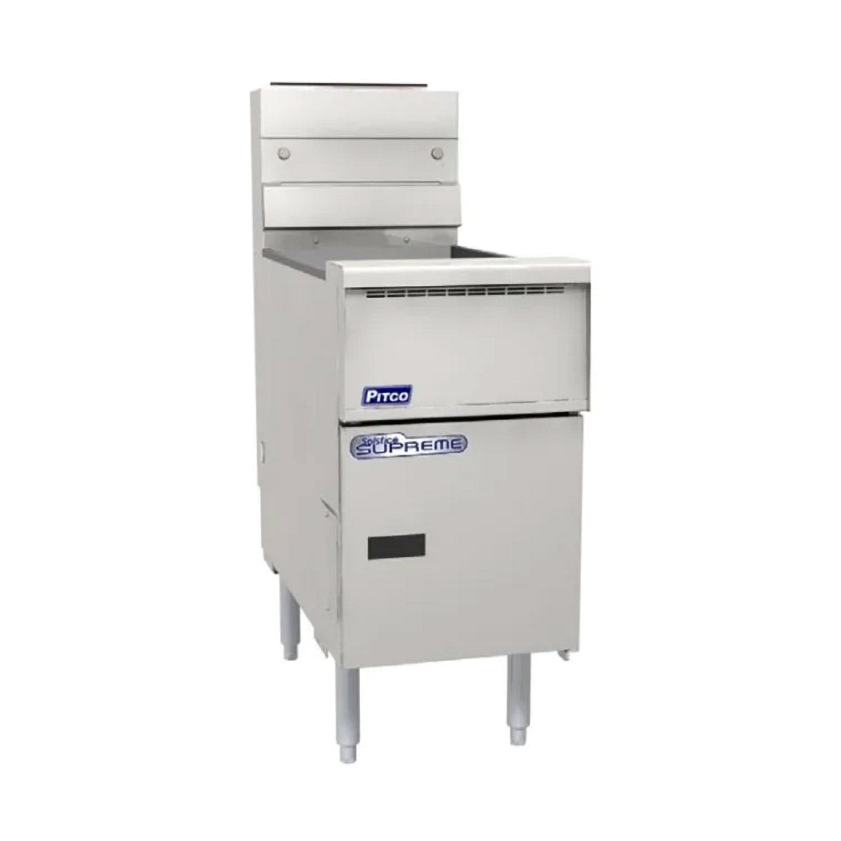 Pitco SSH55T 40-50-lb Commercial Gas Fryer β 2 Fry Pots, Solid State Controls
