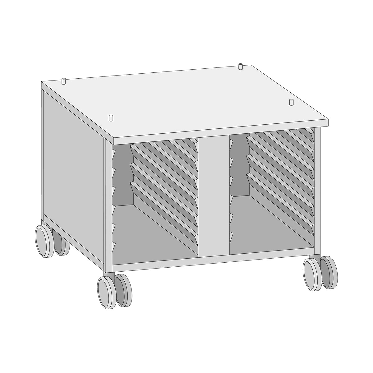 Rational 60.30.335 US III Mobile Oven Stand