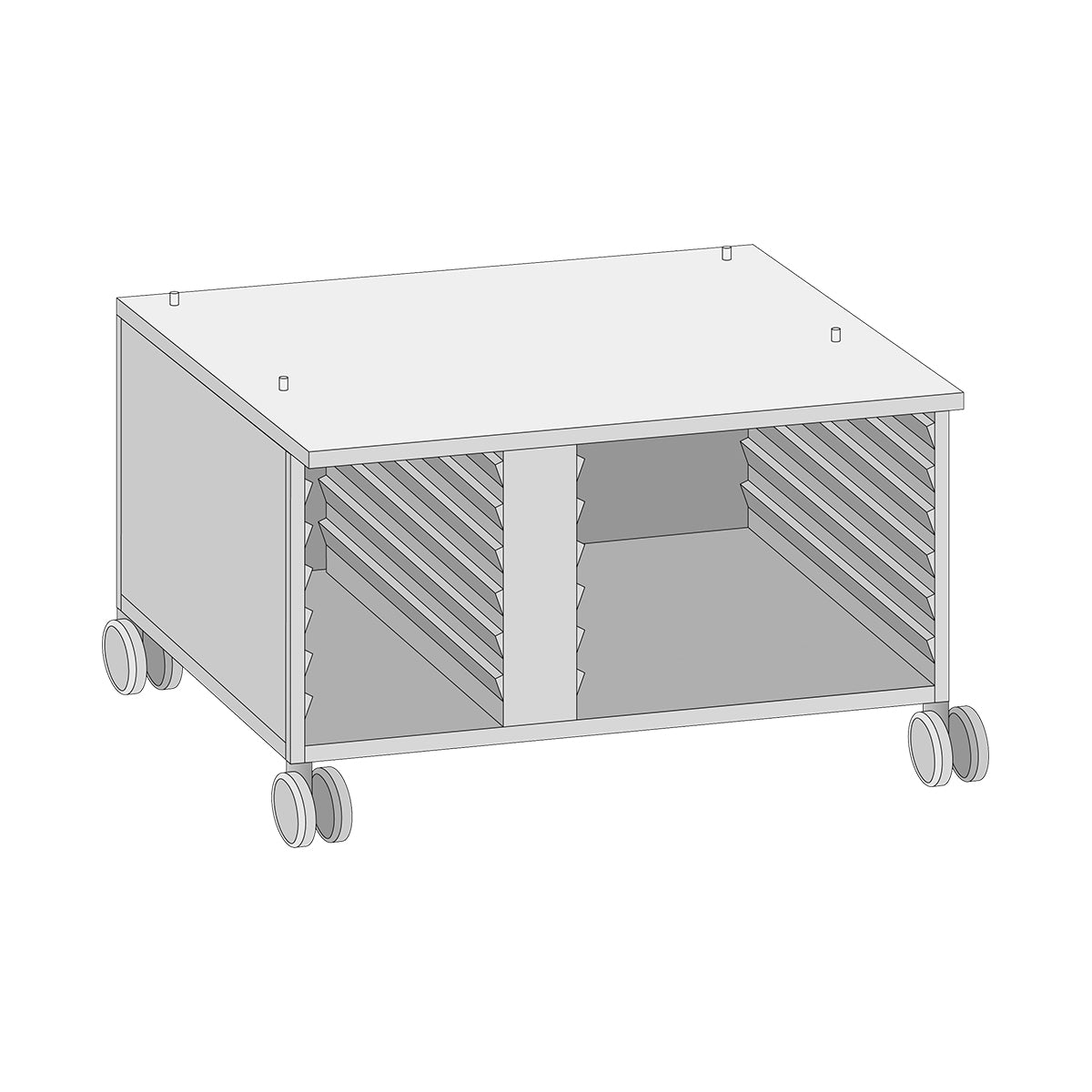 Rational 60.30.340 US III Mobile Oven Stand