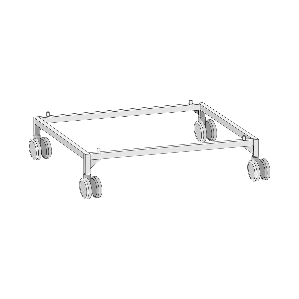 Rational 60.30.363 UG I Mobile Low Oven Stand