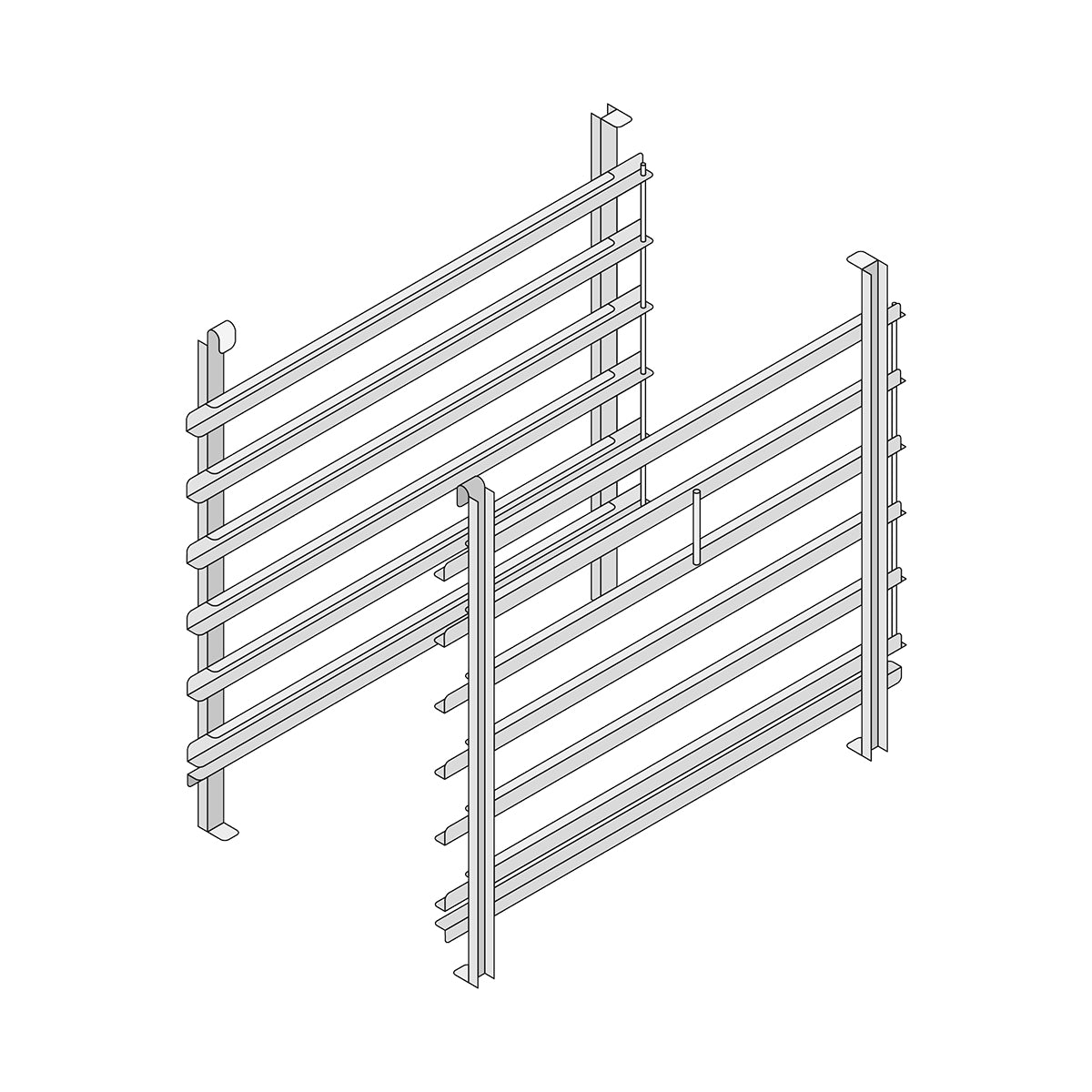 Rational 60.61.430 Hinging Rack