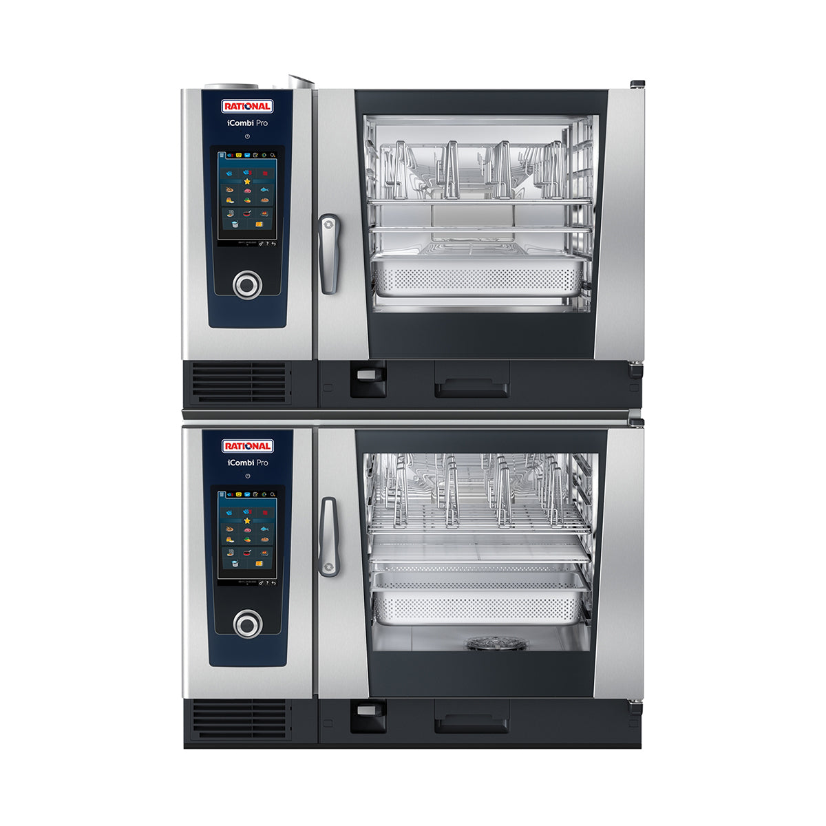 Rational ICP 6-FULL ON 6-FULL E 208/240V 3 PH iCombi Pro Electric Double-Stack Combi Ovens
