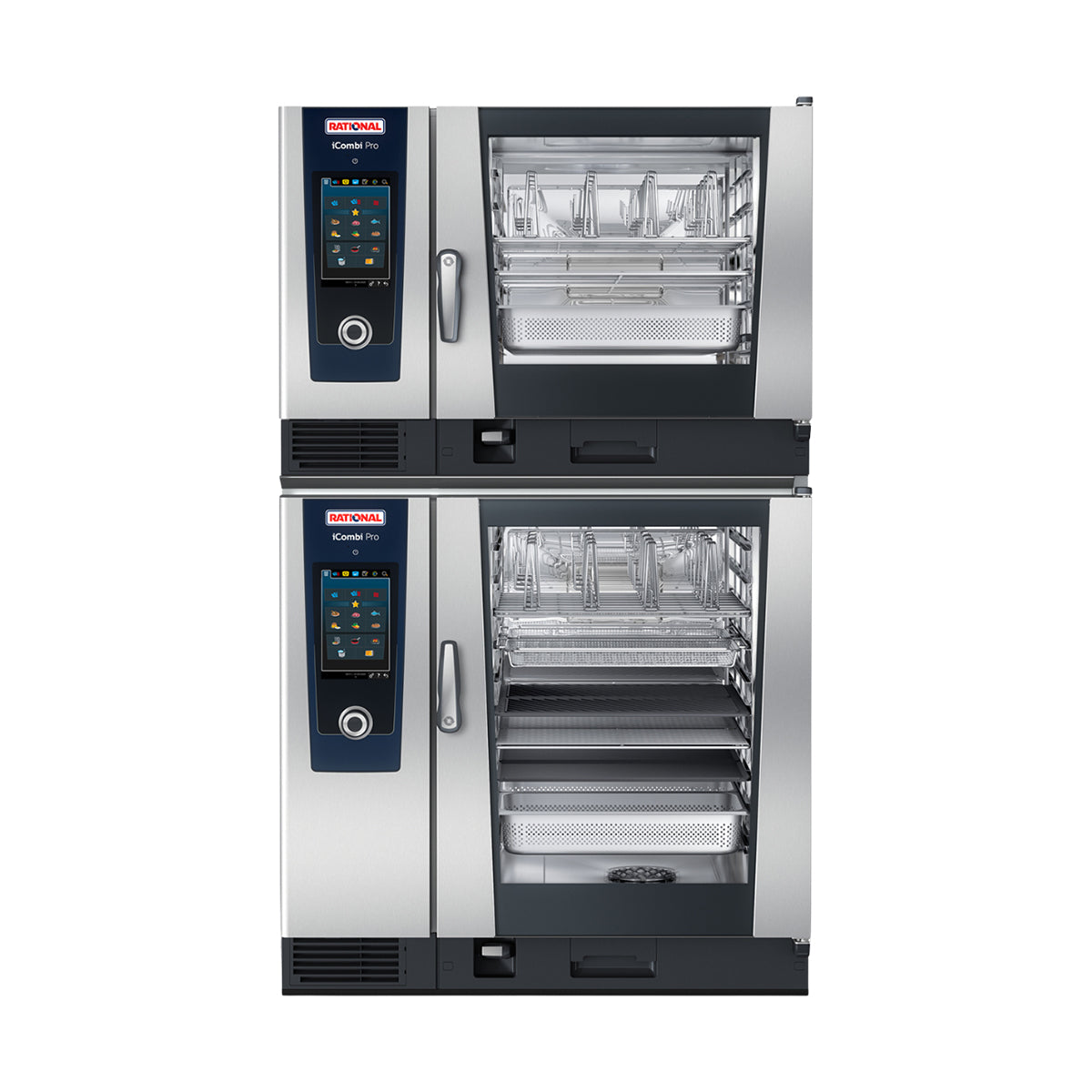 Rational ICP 6-FULL ON 10-FULL E 480V 3 PH-QS iCombi Pro Electric Double-Stack Combi Ovens