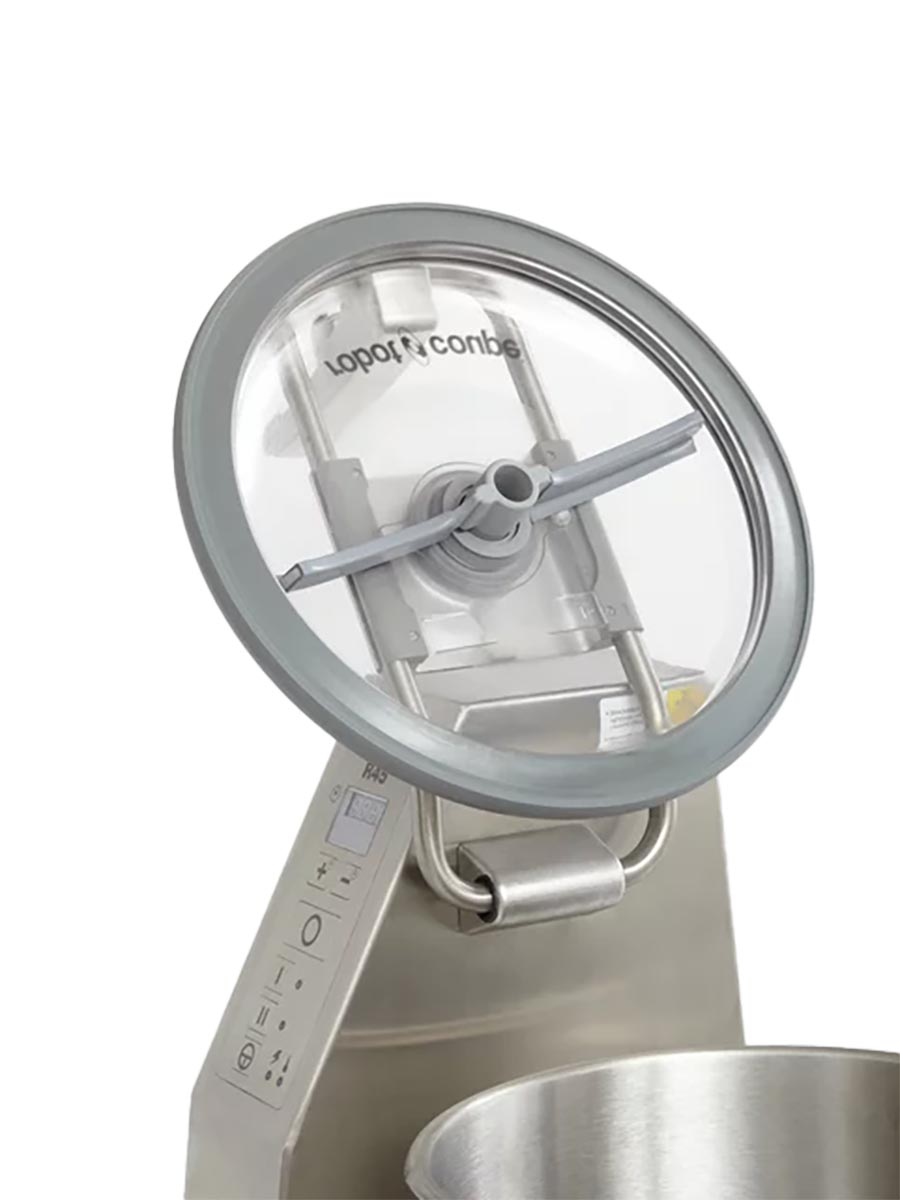 Robot Coupe R45T Vertical Cutter Mixer, (3) Blades, 45L Bowl, 13 1/2 hp, 2-Speed