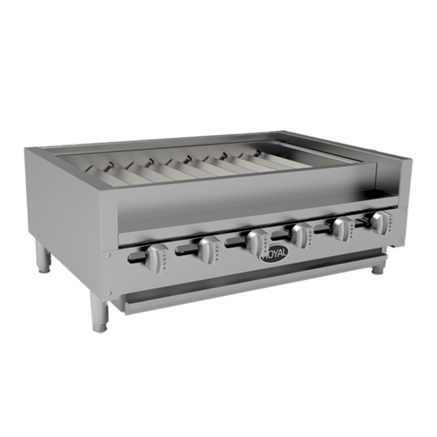Royal Range RKTB-36 kabob broiler, front angle view