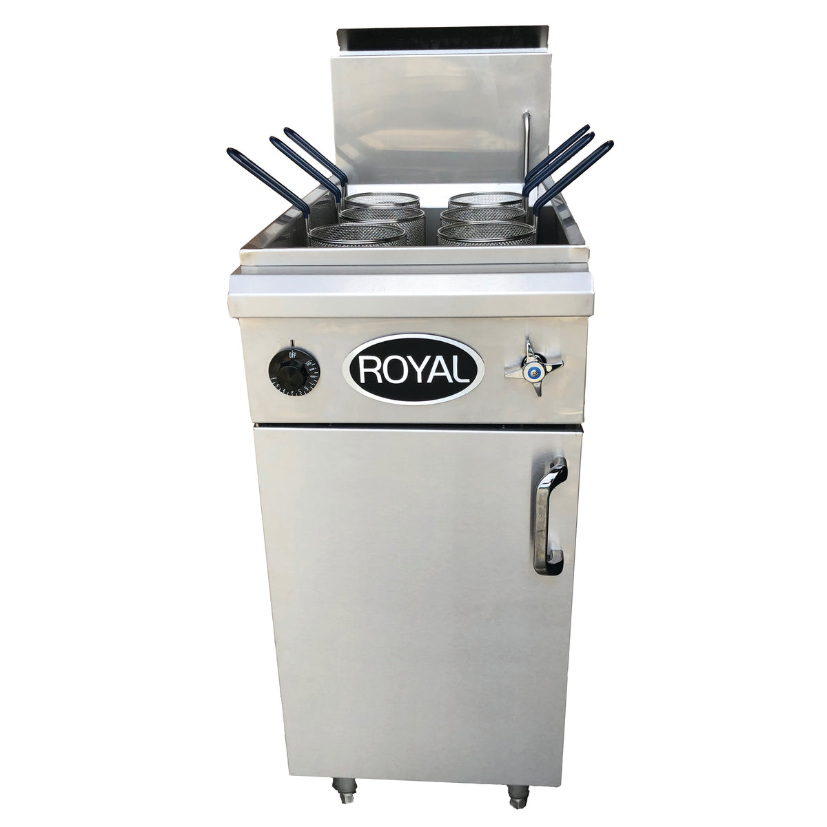 Royal Range RPC-14 gas pasta cooker, front angle view