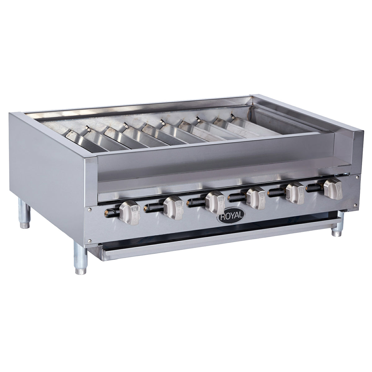Royal Range RSKTB-30 snack kabob broiler, front angle view