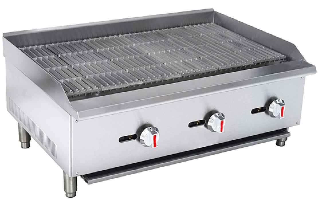 Sapphire SE-CCB60 NG/LP Countertop Gas Charbroiler β 60" Wide