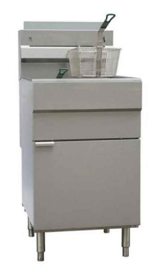 Sapphire SE-FR50 NG/LP Floor Gas Fryer β 15.5" Wide