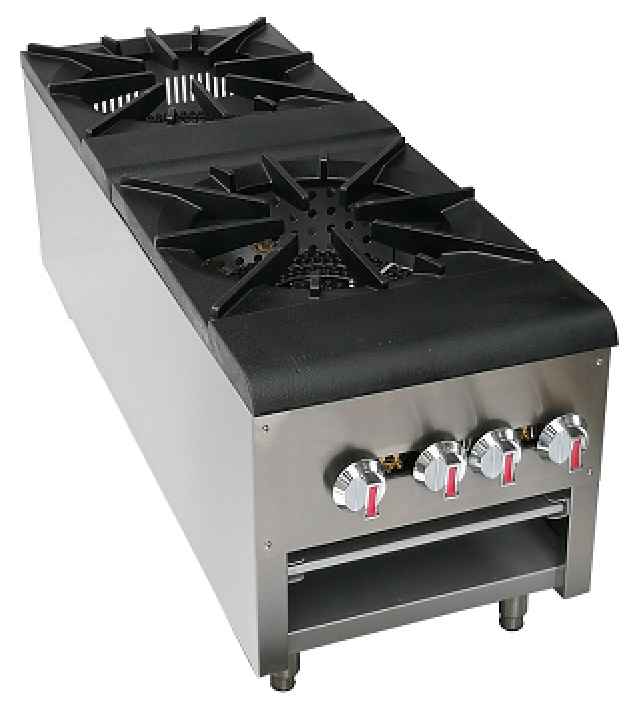 Sapphire SE-SPR2 NG/LP Gas Stock Pot Range β 18" Wide