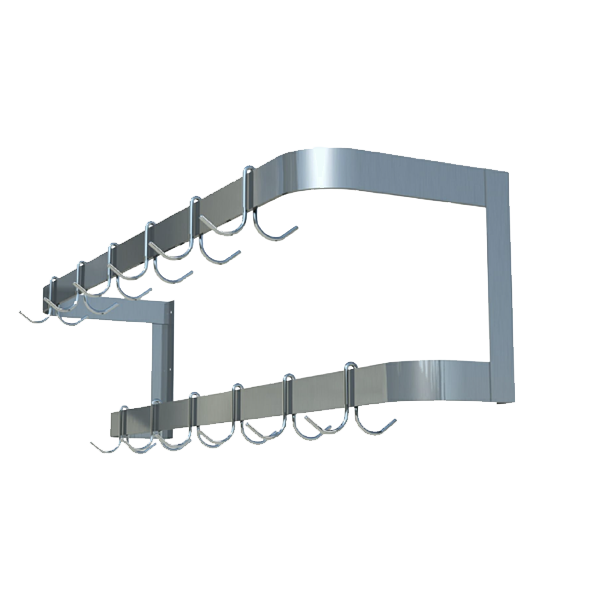 Sapphire SM-WR96 Stainless Steel Pot Rack β 96" x 12"