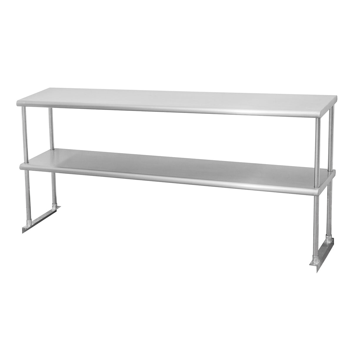 Sapphire SMDOS-1448 Table-Mounted Stainless Steel Overshelf – 48" x 14"