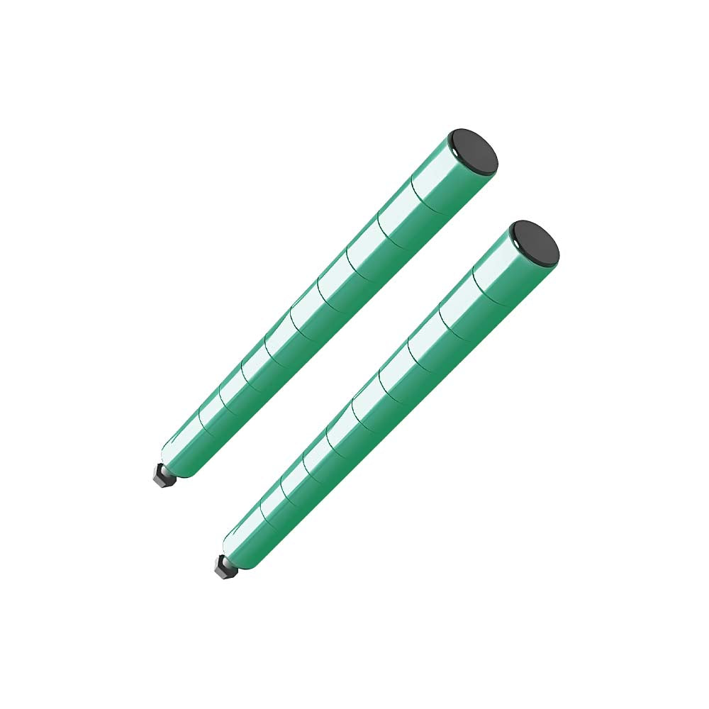 Sapphire SMEP-74GN 74" Green Epoxy Wire Shelving Post