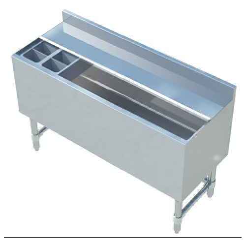 Sapphire SMIB-1848CP10 Insulated Underbar Ice Bin β 48" Wide