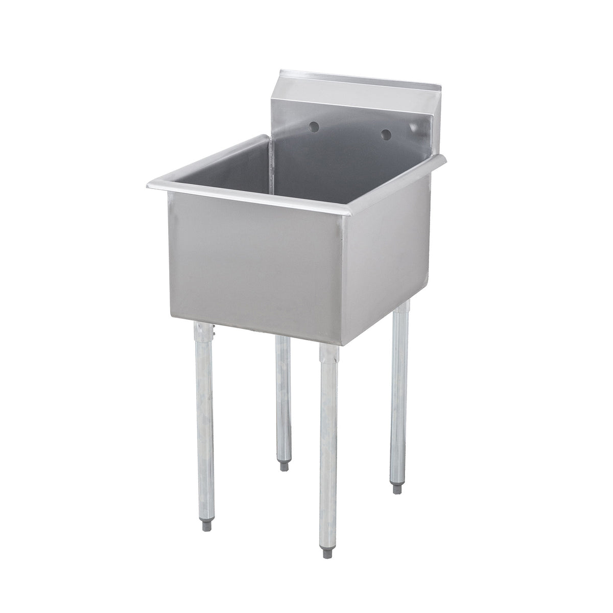 Sapphire SMSQ1818 1-Compartment Commercial Sink β 21" Wide β No Drainboards