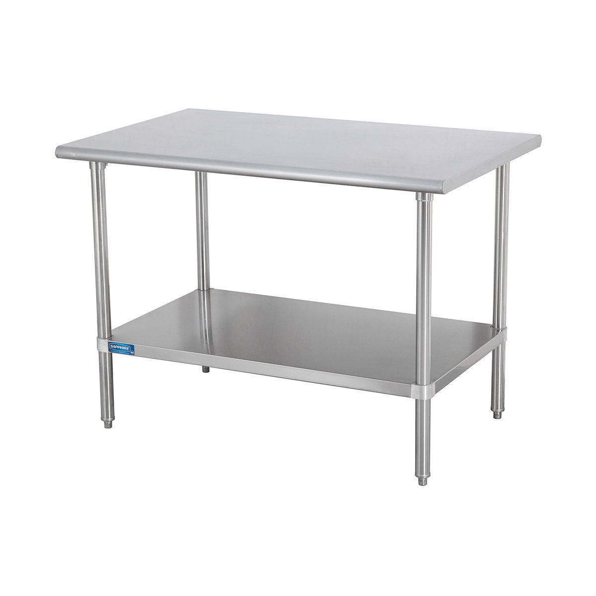 Sapphire SMT-1830G Stainless Steel Work Table β 30" x 18", Flat Top, Undershelf