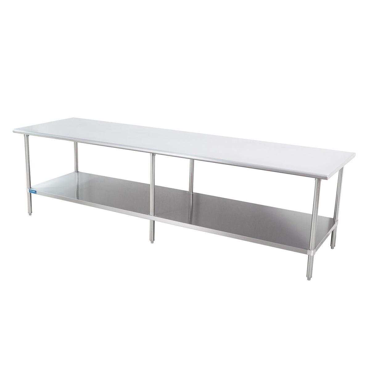 Sapphire SMT-2484G Stainless Steel Work Table β 84" x 24", Flat Top, Undershelf