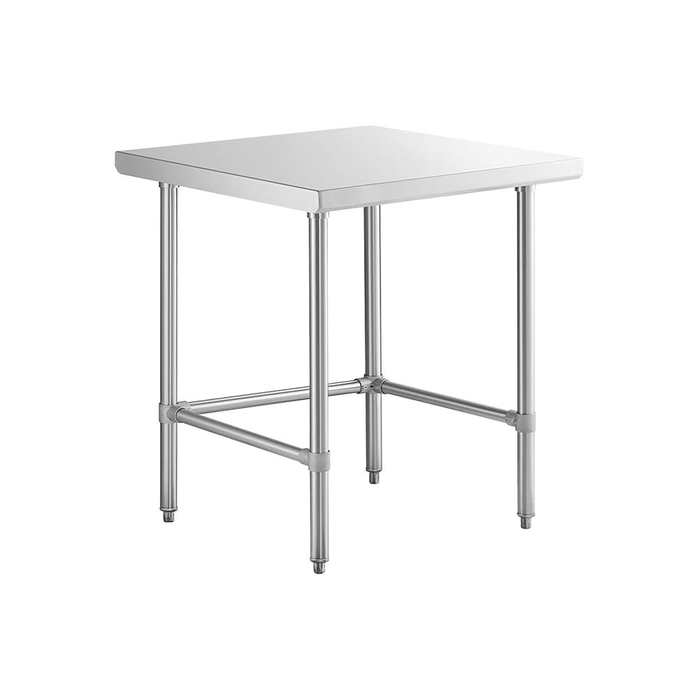 Sapphire SMTEO-2424S Stainless Steel Work Table β 24" x 24", Flat Top, Open Base