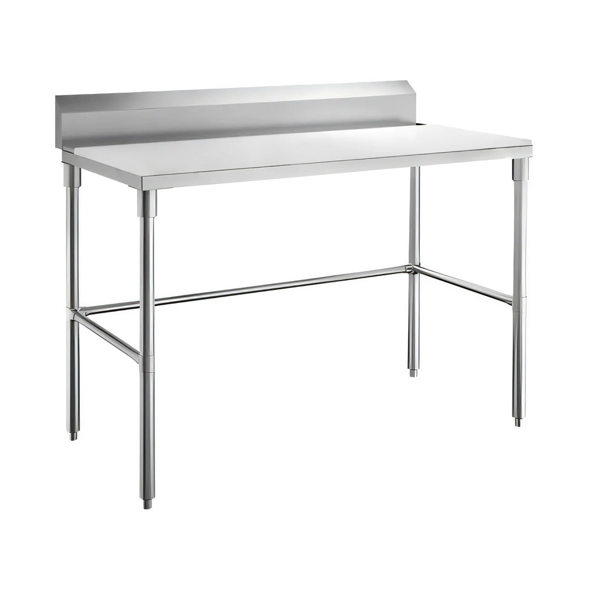 Sapphire SMTEOB-3030S Stainless Steel Work Table β 30" x 30", 5" Backsplash, Open Base