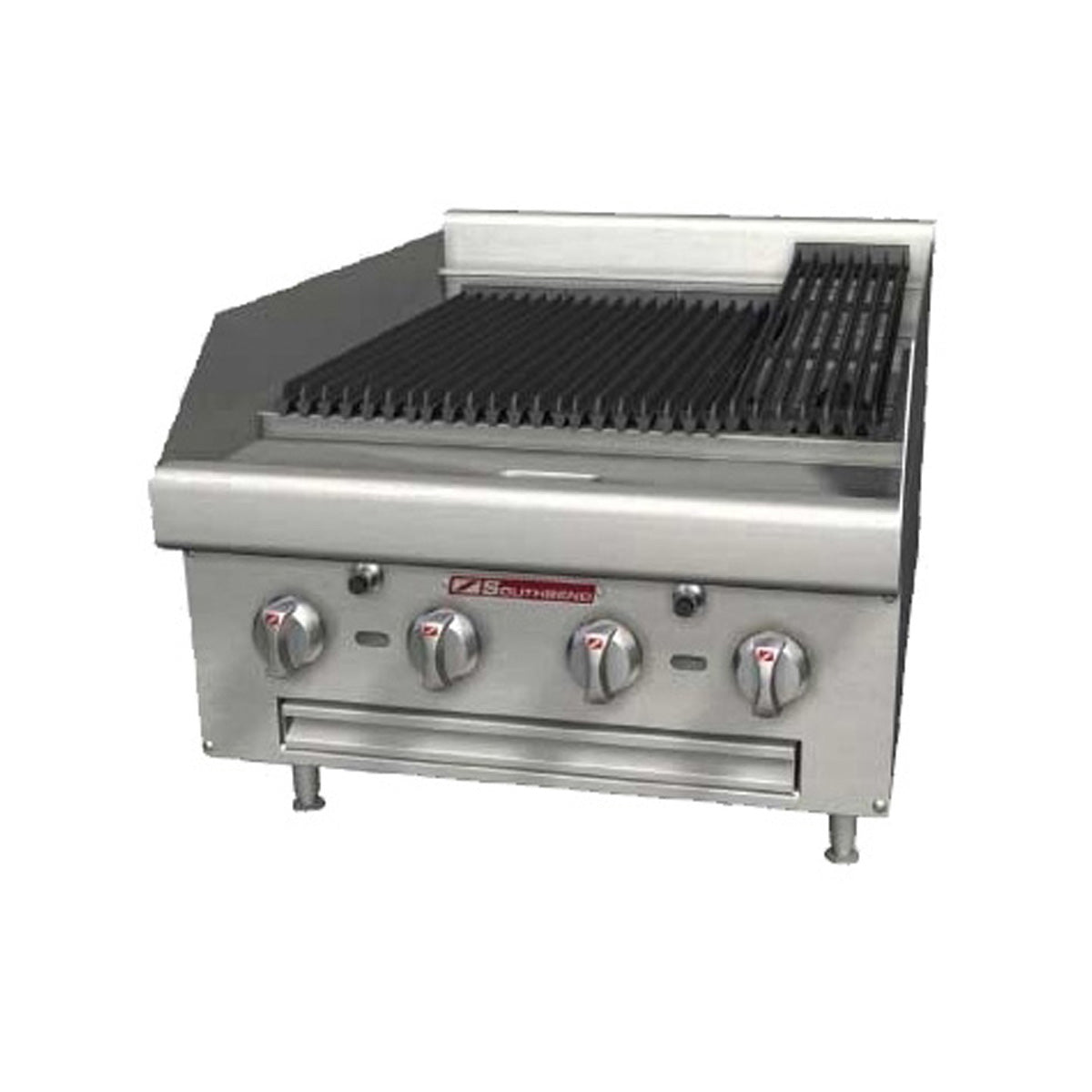 Southbend HDC-24 24-Inch Commercial Gas Charbroiler β 4 burners, manual controls