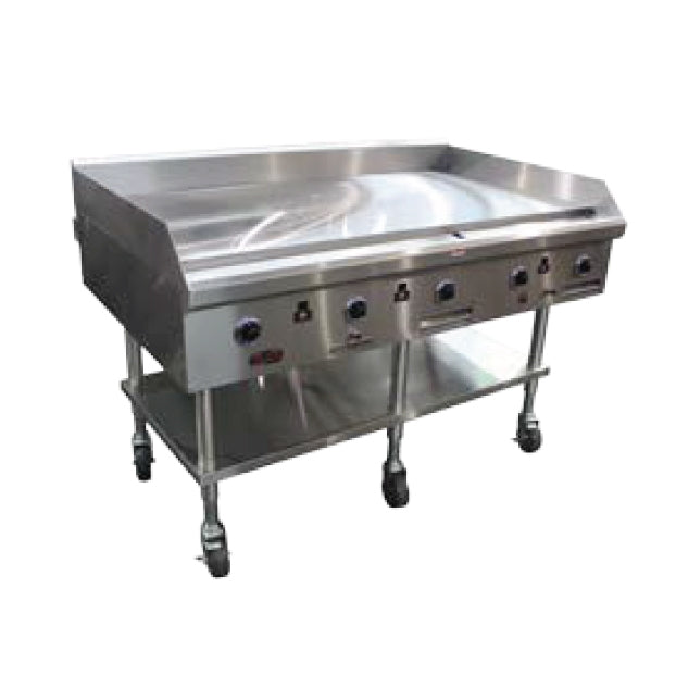 Southbend HDG-60-30 60-Inch Commercial Gas Griddle — 5 burners, thermostat / solid state controls