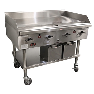 Southbend HDG-60V 60-Inch Commercial Gas Griddle — 5 burners, thermostat / solid state controls