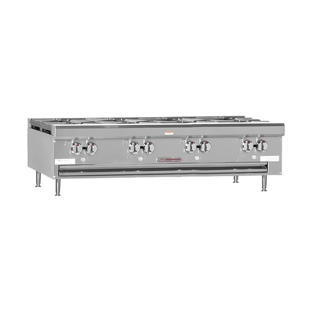 Southbend HDO-48 48 inch 8-burner countertop gas hotplate, front view