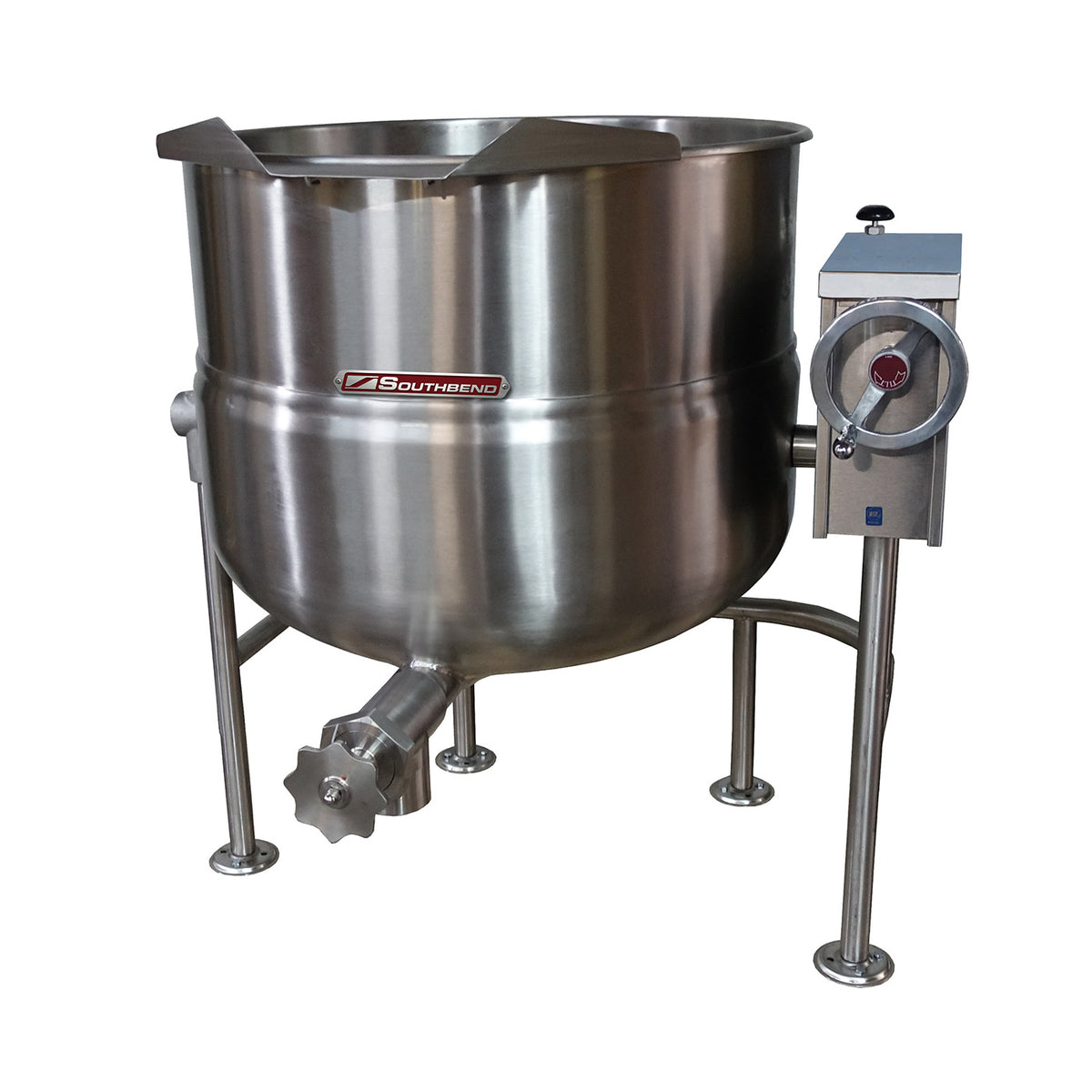 Southbend KDLT-80 Steam Kettle — manual tilt