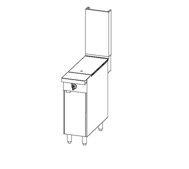 Southbend P12C-H 12-Inch Commercial Gas Range — manual control