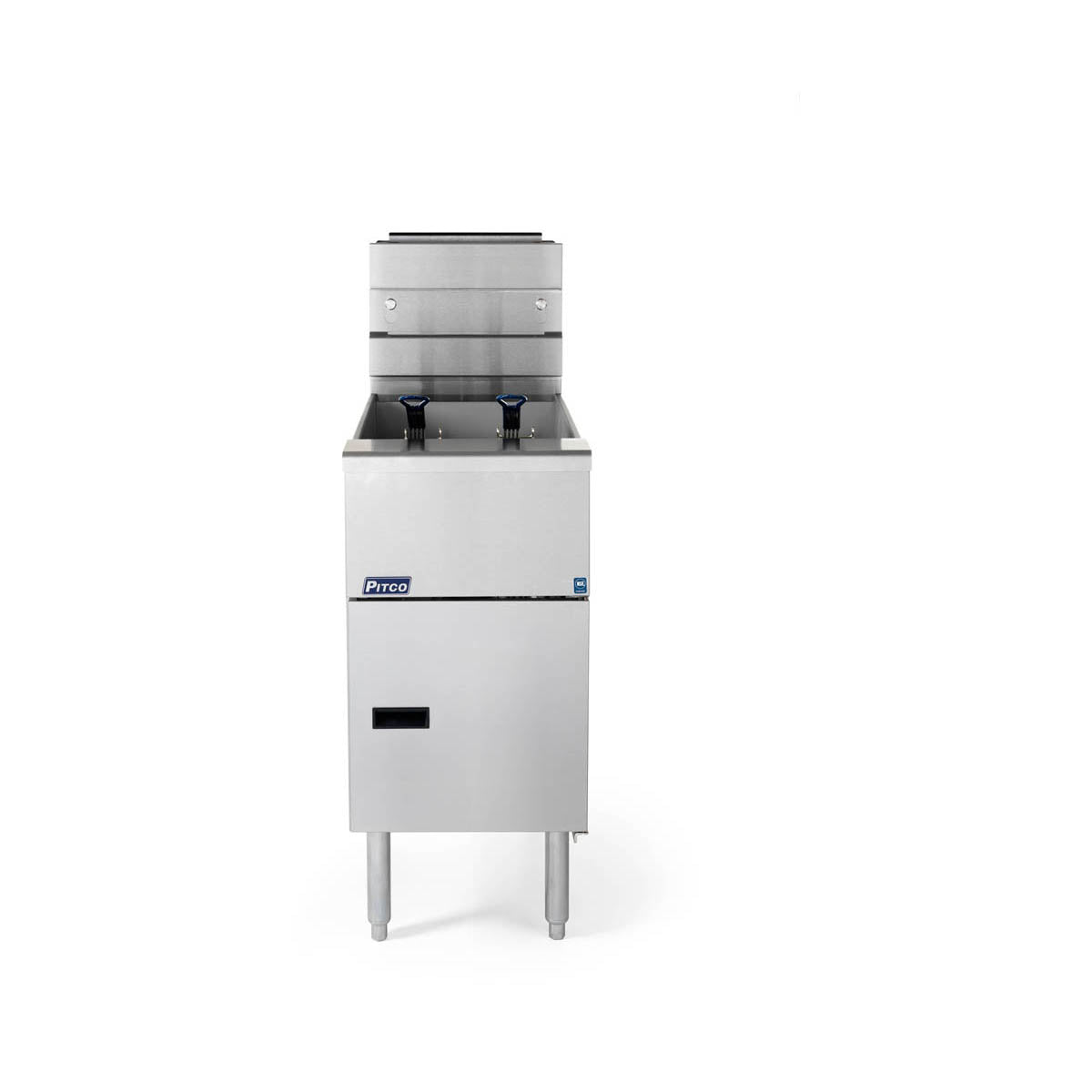 Pitco SG14RS 40-50-lb Commercial Gas Fryer — Millivolt Controls