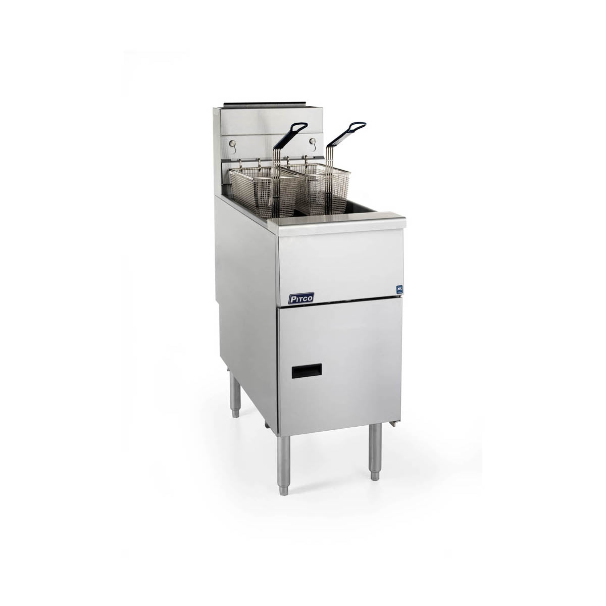 Pitco SG18-S 70-90-lb Commercial Gas Fryer — Millivolt Controls