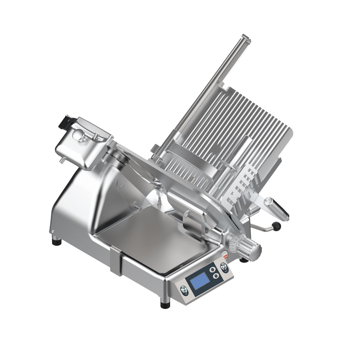 SIRMAN 153345298TNA PALLADIO 330 EVO 13" Chromium Blade Meat Slicer, Belt Gravity, 1/2 HP 410W 120V, Aluminum, Sharpener