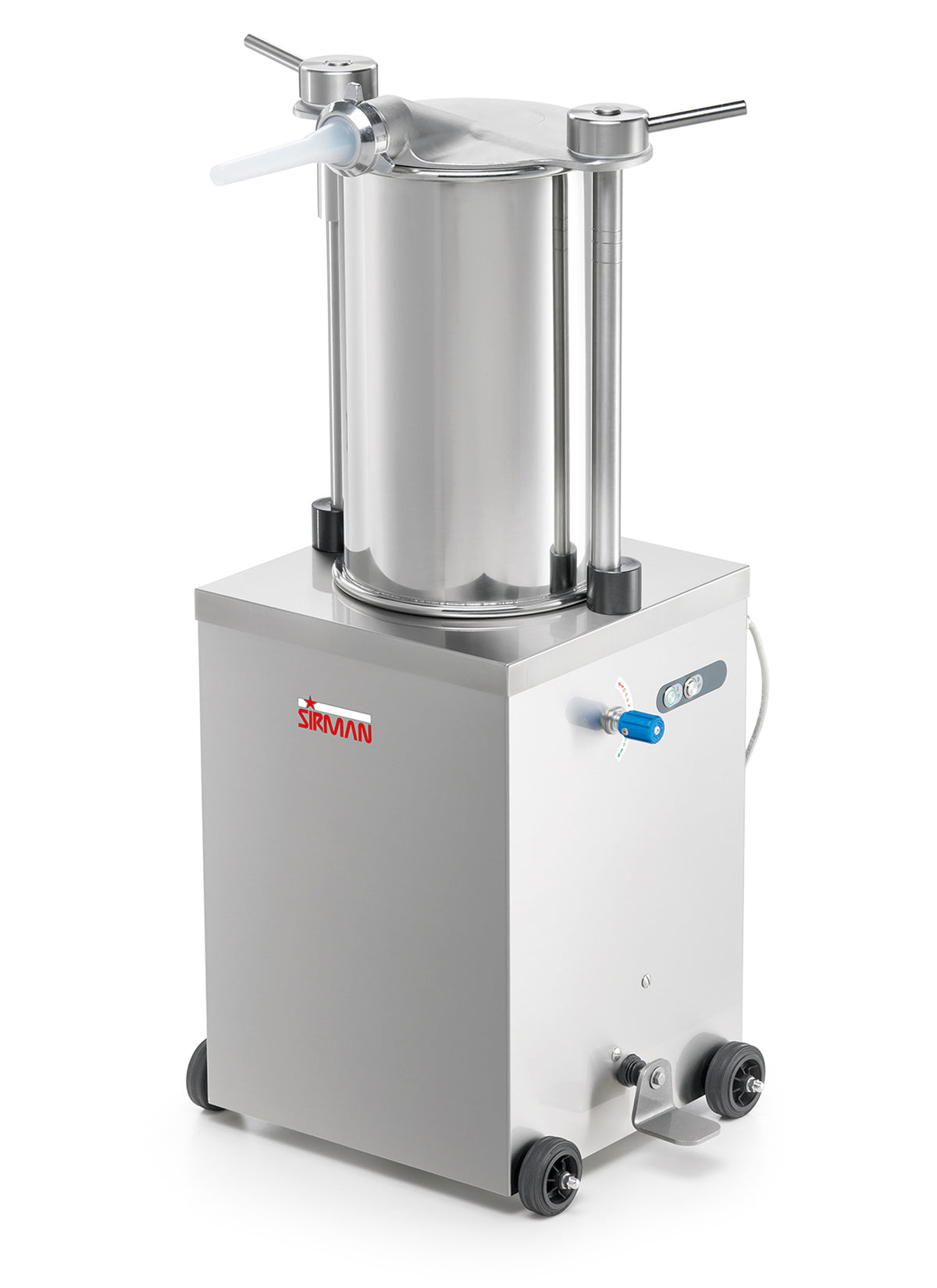 Sirman 40153518 IS 35 IDRA Vertical Hydraulic Electric Sausage Stuffer, 3/4 HP, 110-120V, 37 Qt Cylinder Capacity